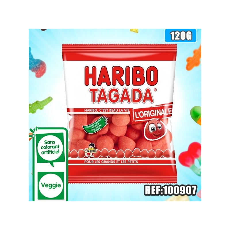 HARIBO sachet TAGADA 120 G - Récréafun