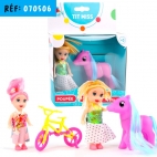 POUPEE 10CM + ACCESSOIRES