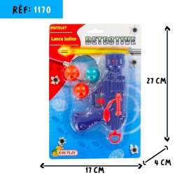PISTOLET BALLES PLASTIQUE