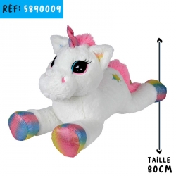 LICORNE COUCHEE 80CM