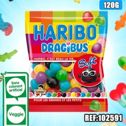 HARIBO sachet DRAGIBUS SOFT 120 G