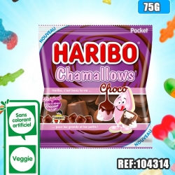 HARIBO sachet CHAMALLOW CHOCO 75 G