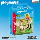 PLAYMOBIL PLUS FERMIERE-MOUTONS***