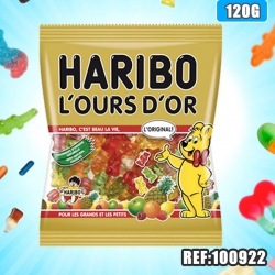 HARIBO sachet OURS D'OR 120 G