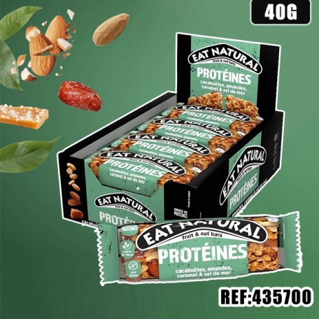 EAT NATURAL PROTEINE CACAHUETES-CARAMEL 40G