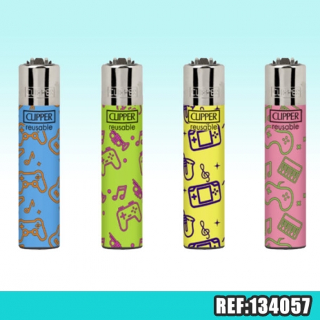 BRIQUET CLIPPER MUSIC GAMES