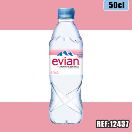EVIAN 50CL PET
